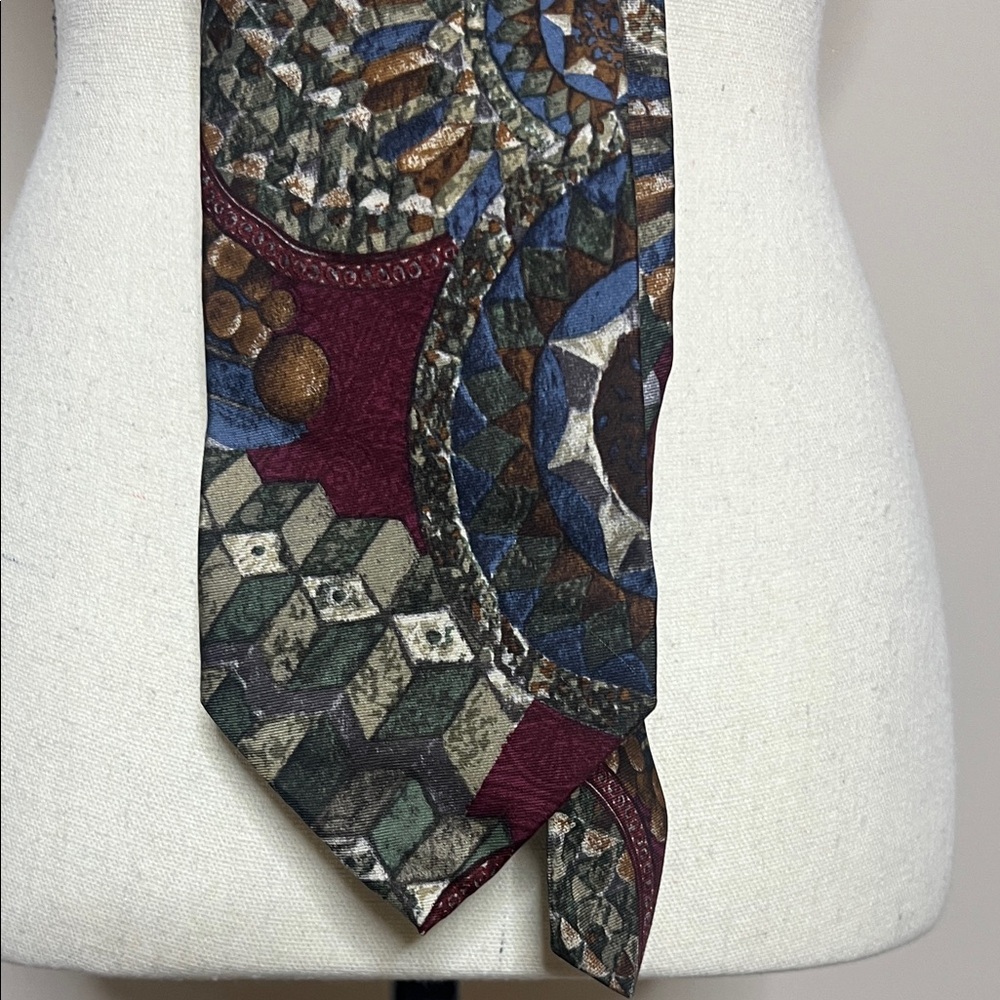 👔🎀♣️🧑‍🚀Elegant Multicolor Patterned Tie